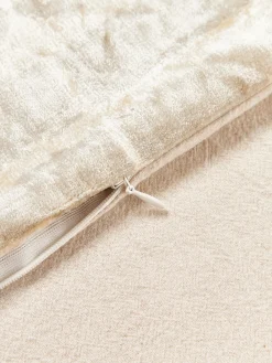 Cojines Decorativos|Mantas></noscript>Westwing Collection Funda de cojín de jacquard Dejan Rayas grises claro