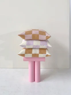 Cojines Decorativos|Mantas>Maison Deux Funda de cojín de lana a cuadros Level Up