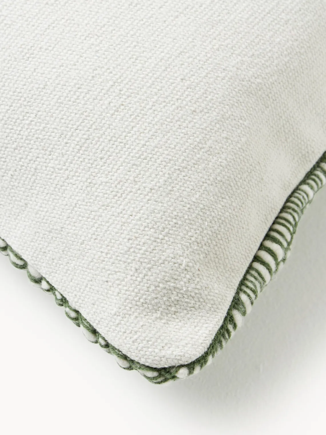 Online Funda de cojín de lana bordada Jaira Mantas|Cojines Decorativos