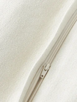 Online Funda de cojín de lana bordada Jaira Mantas|Cojines Decorativos