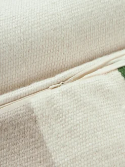 New Funda de cojín de lana con diseño abstracto Aylin Mantas|Cojines Decorativos