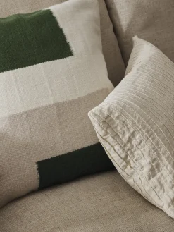 New Funda de cojín de lana con diseño abstracto Aylin Mantas|Cojines Decorativos