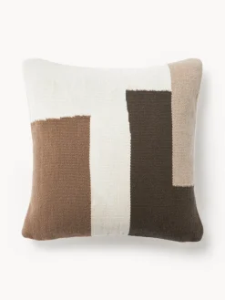 Sale Funda de cojín de lana con diseño abstracto Aylin Mantas|Cojines Decorativos