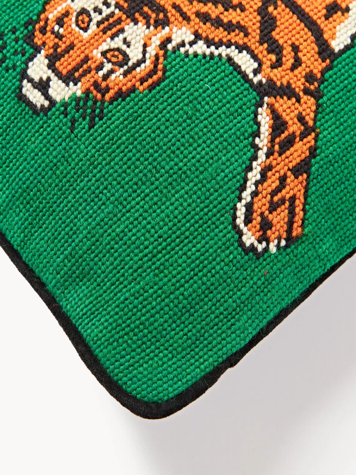 Cojines Decorativos|Mantas>Jonathan Adler Funda de cojín de lana Tiger