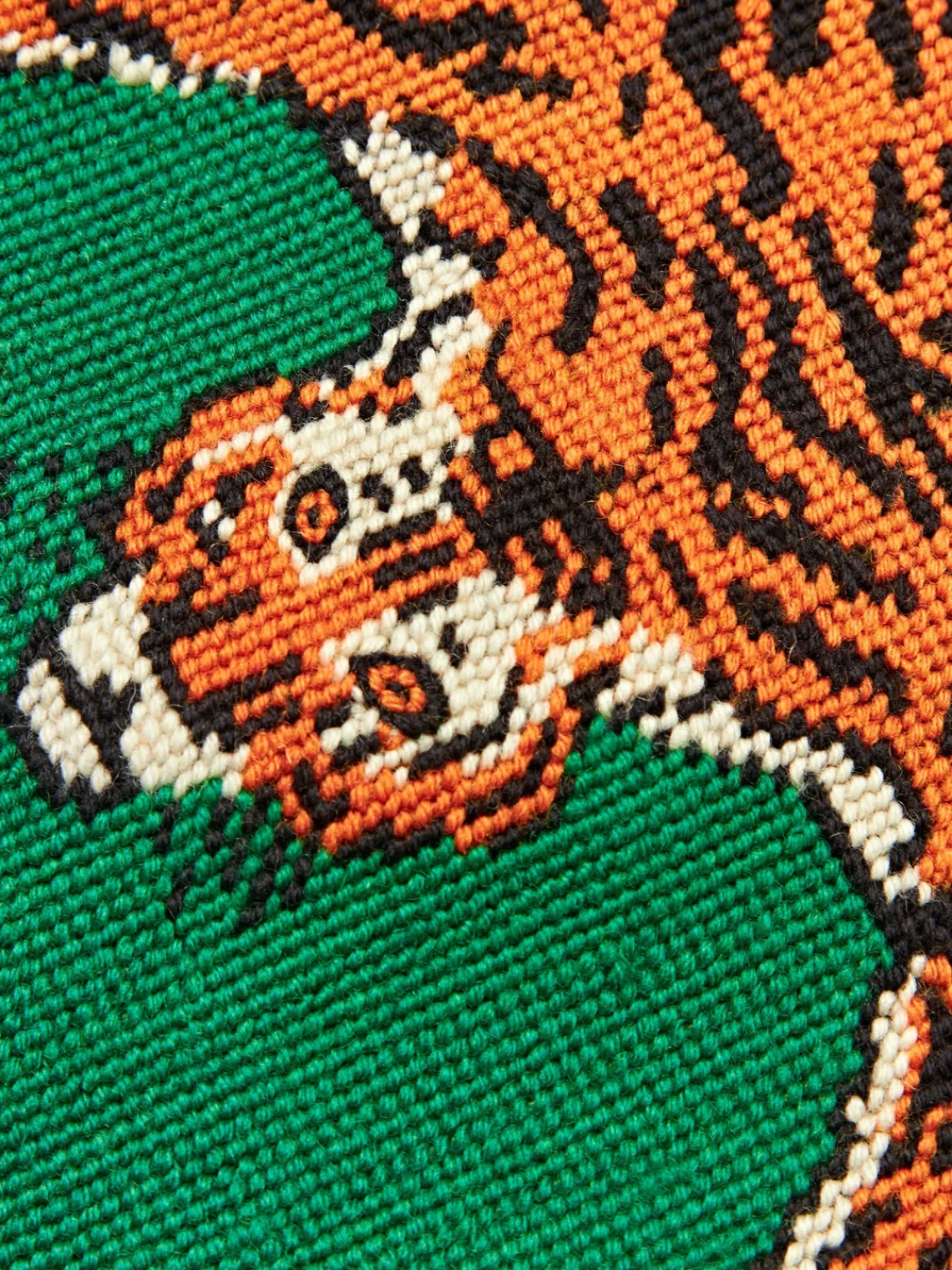 Cojines Decorativos|Mantas>Jonathan Adler Funda de cojín de lana Tiger