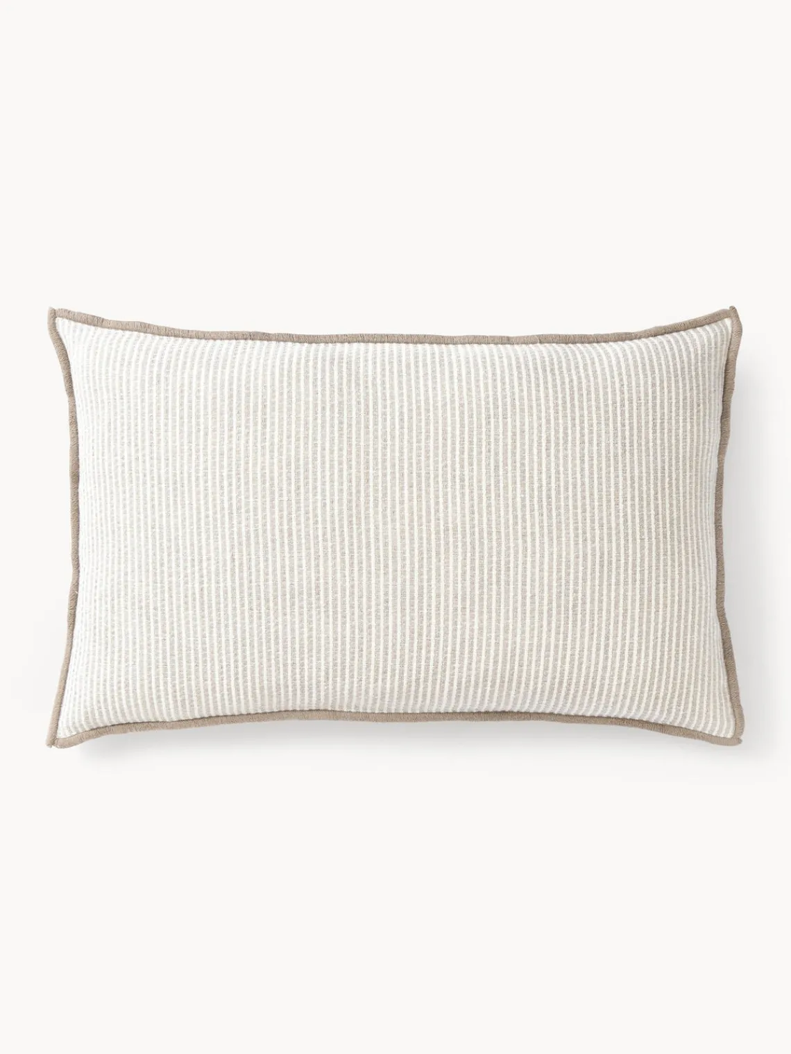 Cojines Decorativos|Mantas>Westwing Collection Funda de cojín de lino Blaine Tonos beige