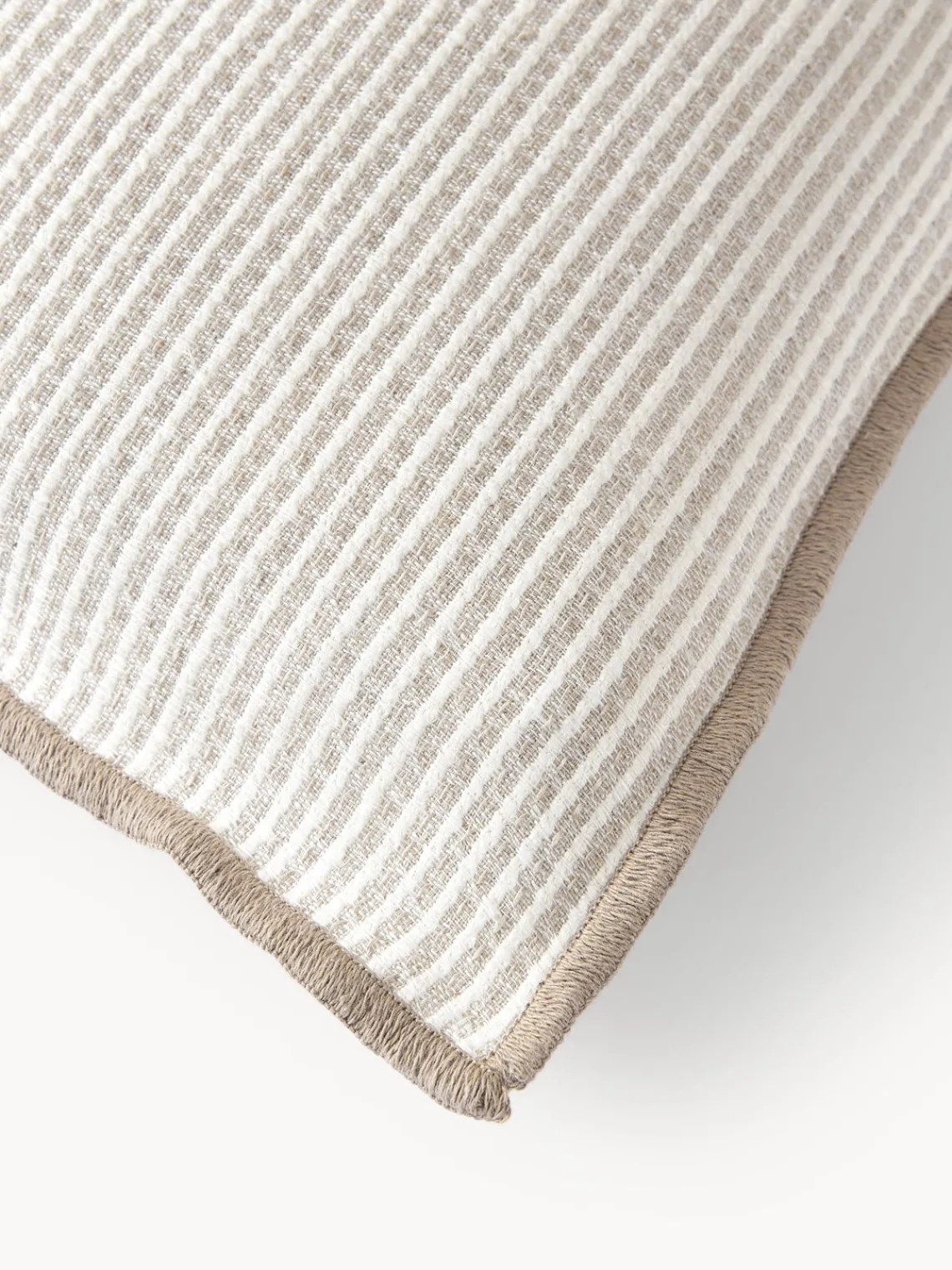 Cojines Decorativos|Mantas>Westwing Collection Funda de cojín de lino Blaine Tonos beige