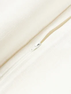 Hot Funda de cojín de lino con flecos Luana Mantas|Cojines Decorativos