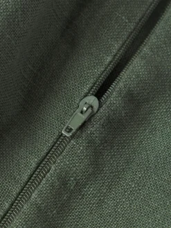 Best Funda de cojín de lino con flecos Luana Mantas|Cojines Decorativos