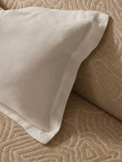 Hot Funda de cojín de lino con dobladillo elevado Taryn Cojines Decorativos|Mantas