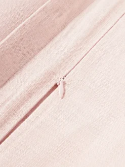 Funda de cojín de lino con dobladillo elevado Taryn Cojines Decorativos|Mantas