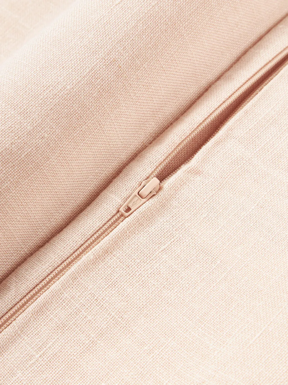 Clearance Funda de cojín de lino con flecos Luana Cojines Decorativos|Mantas