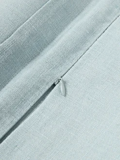 Clearance Funda de cojín de lino con dobladillo elevado Taryn Cojines Decorativos|Mantas