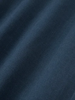 Cojines Decorativos|Mantas></noscript>Westwing Collection Funda de cojín de lino con dobladillo elevado Taryn Azul oscuro