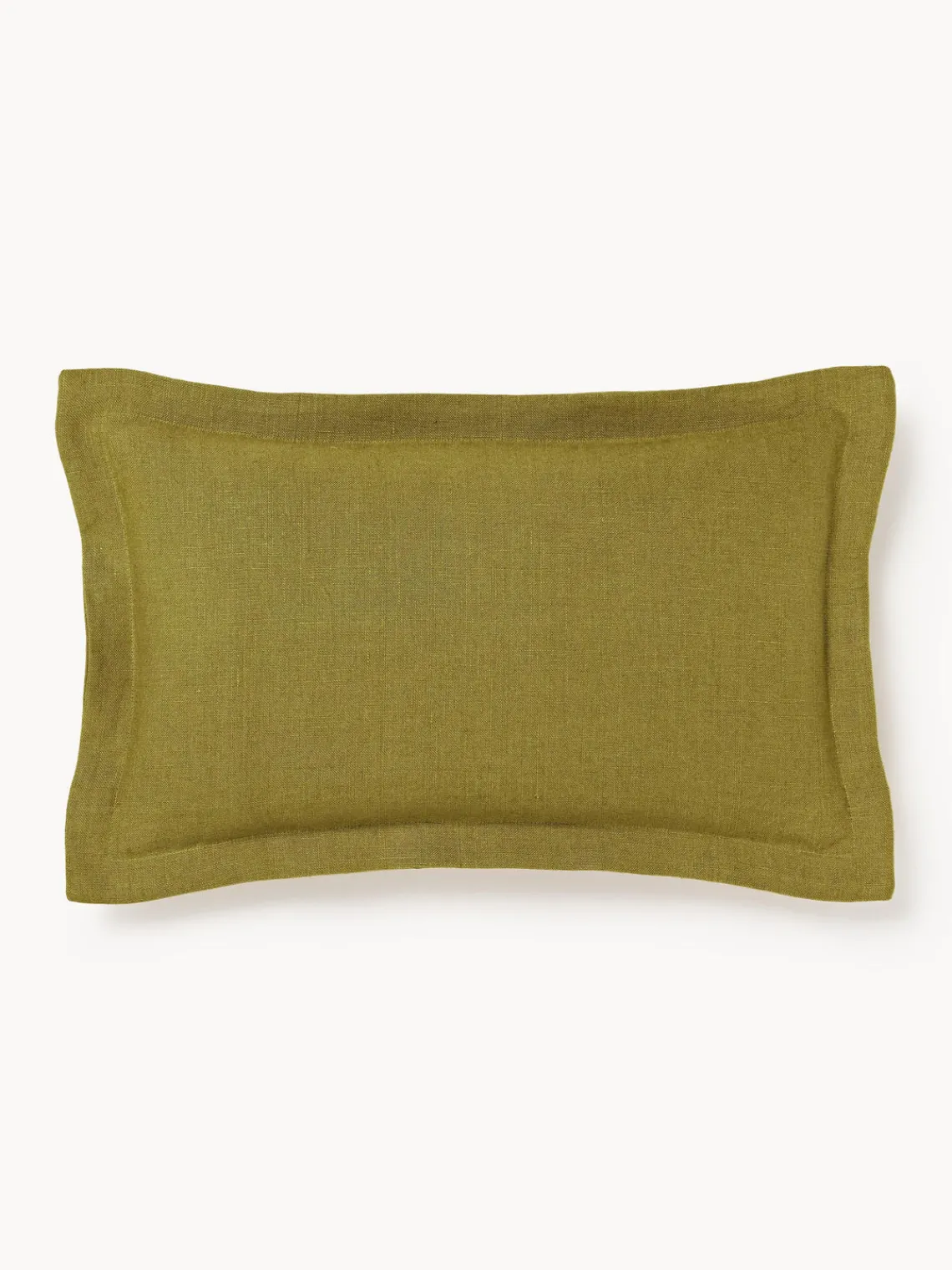 Sale Funda de cojín de lino con dobladillo elevado Taryn Cojines Decorativos|Mantas