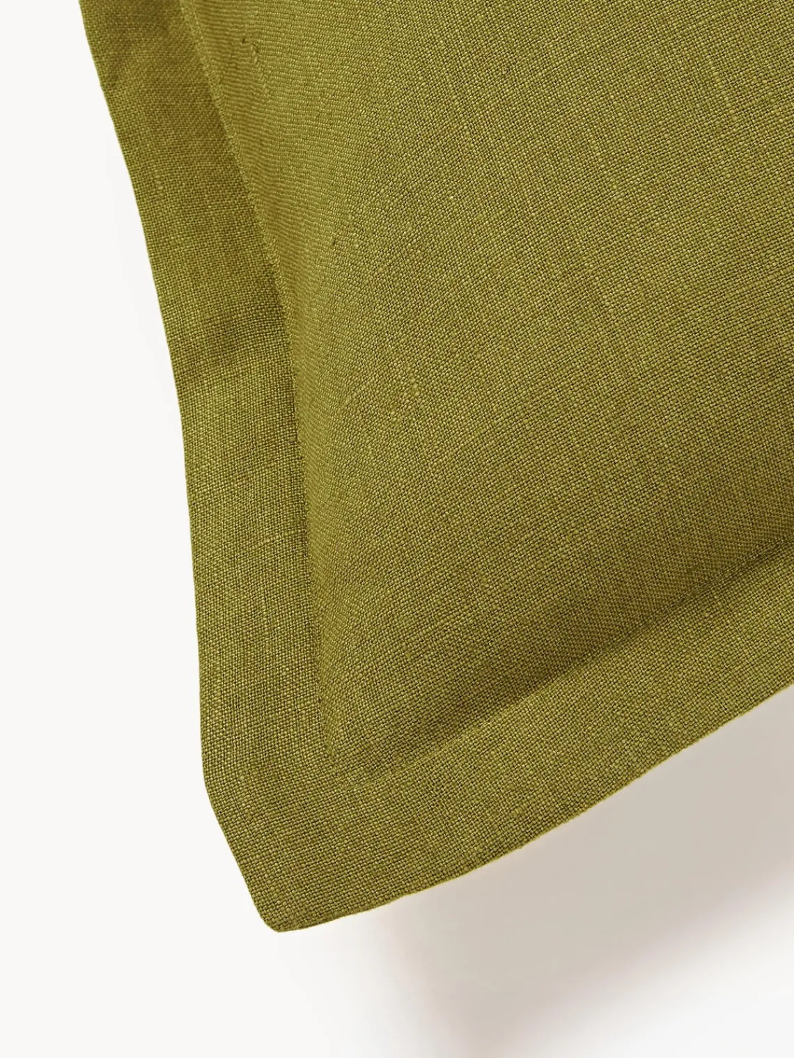 Sale Funda de cojín de lino con dobladillo elevado Taryn Cojines Decorativos|Mantas