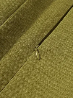 Sale Funda de cojín de lino con dobladillo elevado Taryn Cojines Decorativos|Mantas