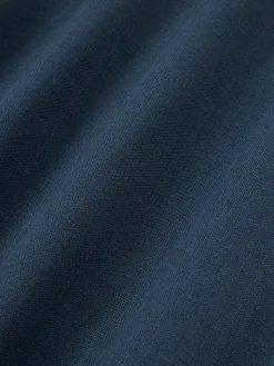 Cojines Decorativos|Mantas></noscript>Westwing Collection Funda de cojín de lino con dobladillo elevado Taryn Azul oscuro