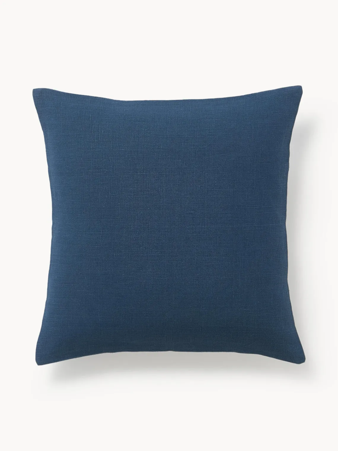 Cojines Decorativos|Mantas>Westwing Collection Funda de cojín de lino Odette Azul oscuro, azul claro