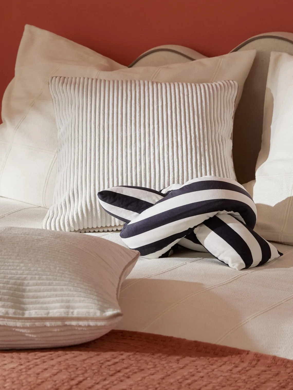 Best Funda de cojín de pana Kylen Mantas|Cojines Decorativos