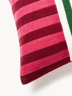 Online Funda de cojín de patchwork de terciopelo Tete Mantas|Cojines Decorativos