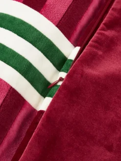 Online Funda de cojín de patchwork de terciopelo Tete Mantas|Cojines Decorativos