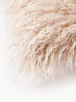 Mantas|Cojines Decorativos></noscript>Westwing Collection Funda de cojín de pelo sintético rizado Morten Beige
