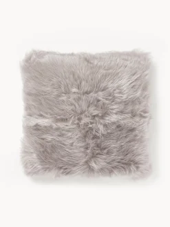 Online Funda de cojín de piel sintética Mathilde Cojines Decorativos|Mantas