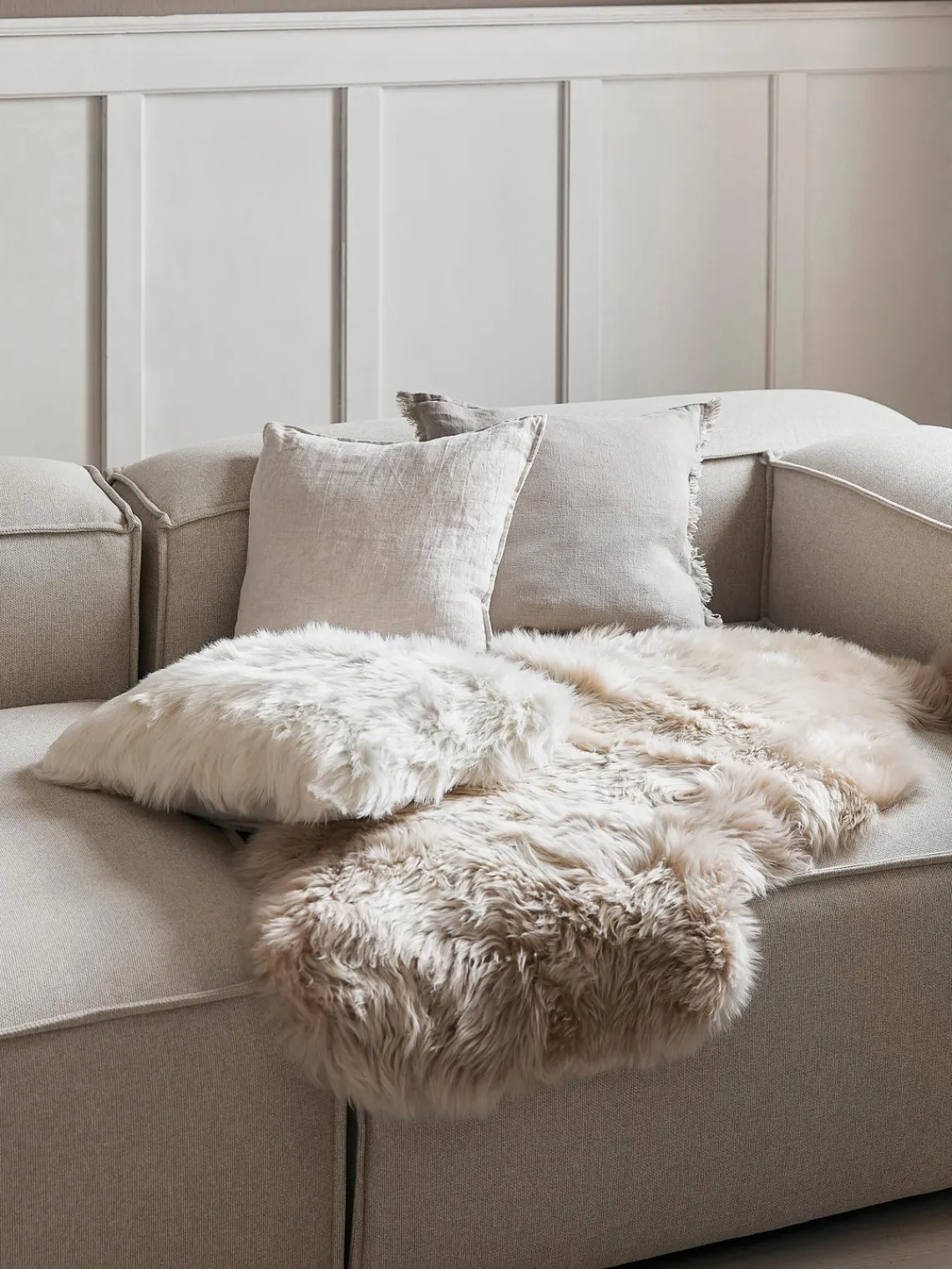 Online Funda de cojín de piel sintética Mathilde Cojines Decorativos|Cojines Decorativos