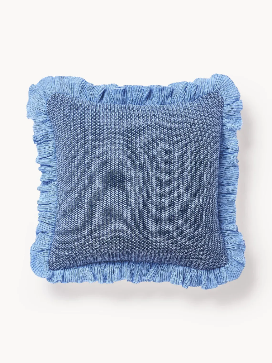 Sale Funda de cojín de punto con volantes Pansy Cojines Decorativos|Mantas