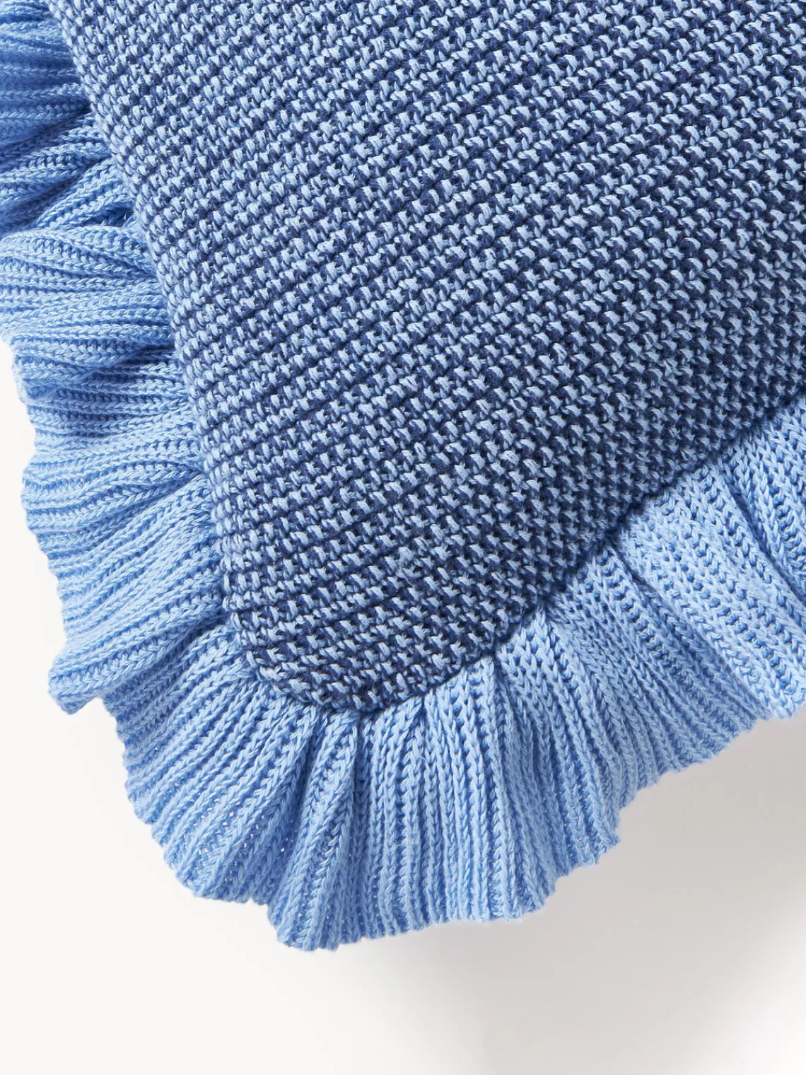 Sale Funda de cojín de punto con volantes Pansy Cojines Decorativos|Mantas