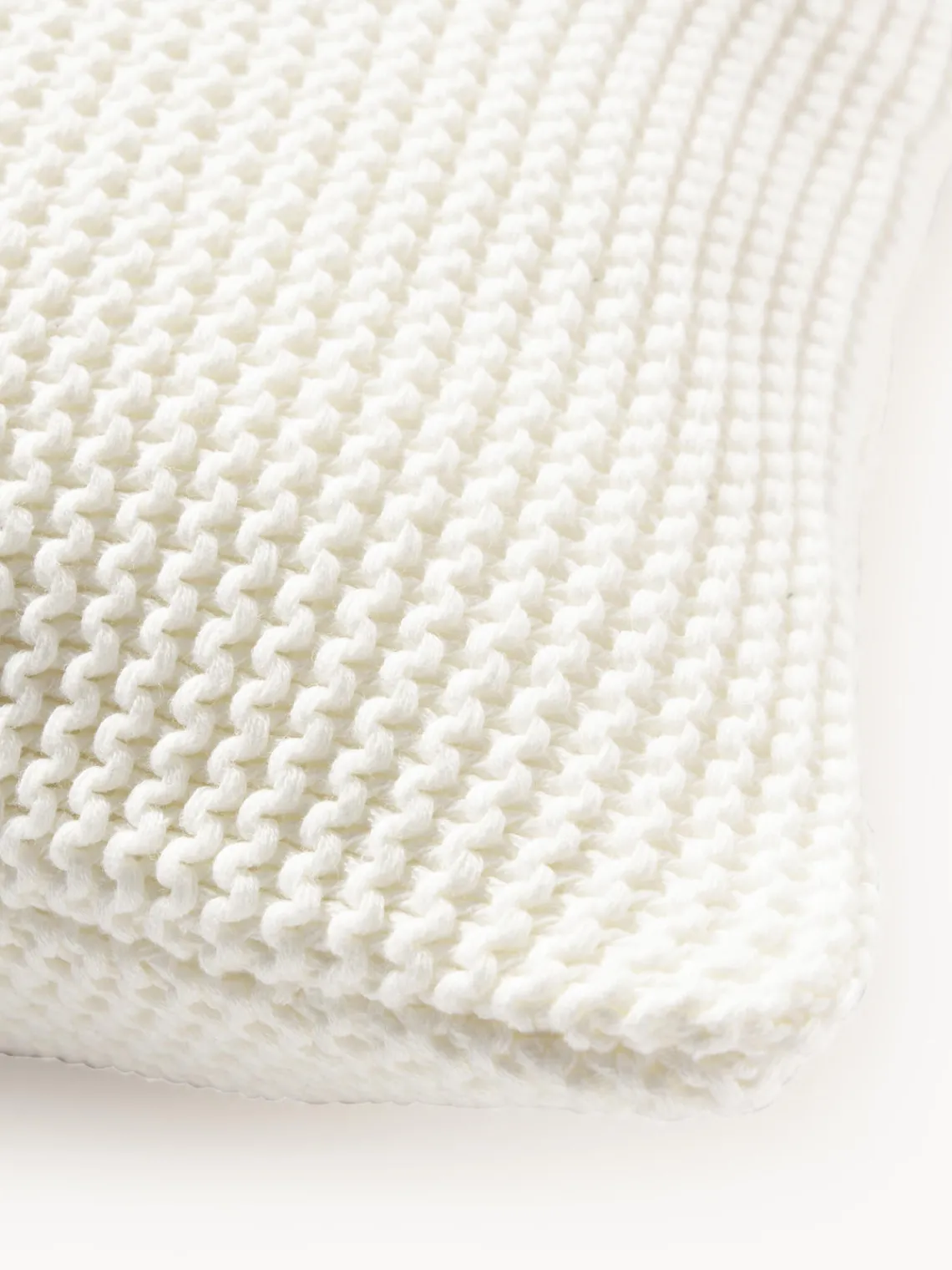 Outlet Funda de cojín de punto de algodón ecológico Adalyn Mantas|Cojines Decorativos