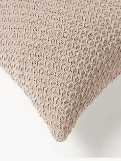 Sale Funda de cojín de punto de chenilla Everly Cojines Decorativos|Mantas