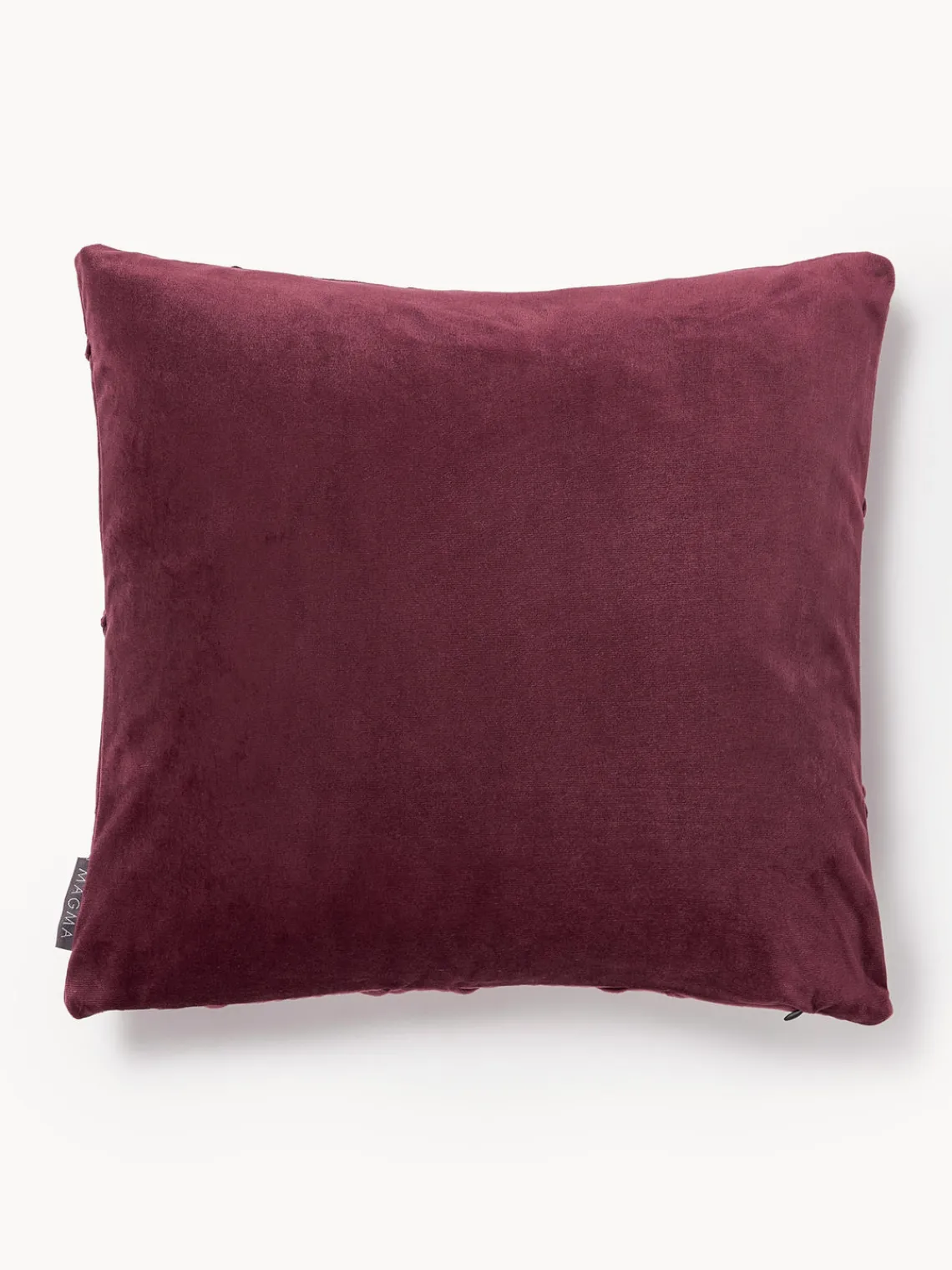 Cojines Decorativos|Mantas>Magma Funda de cojín de terciopelo Nobless Rojo vino