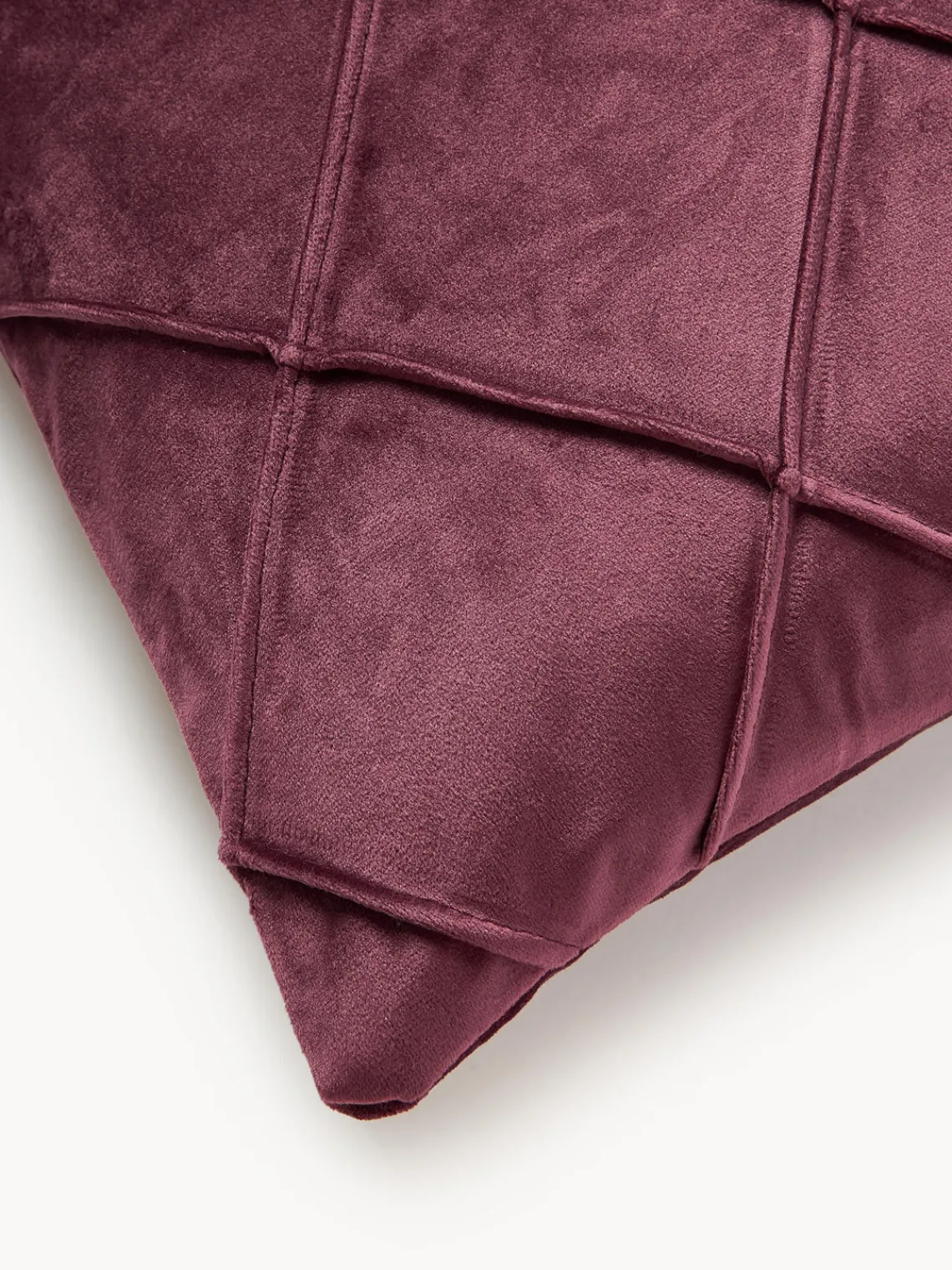 Cojines Decorativos|Mantas>Magma Funda de cojín de terciopelo Nobless Rojo vino