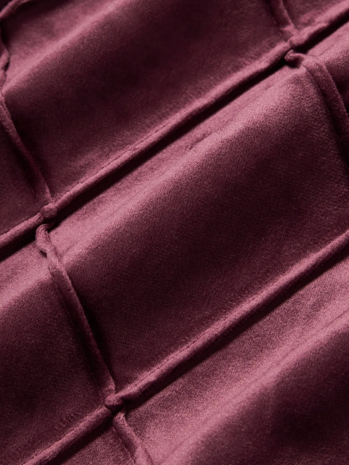 Cojines Decorativos|Mantas>Magma Funda de cojín de terciopelo Nobless Rojo vino