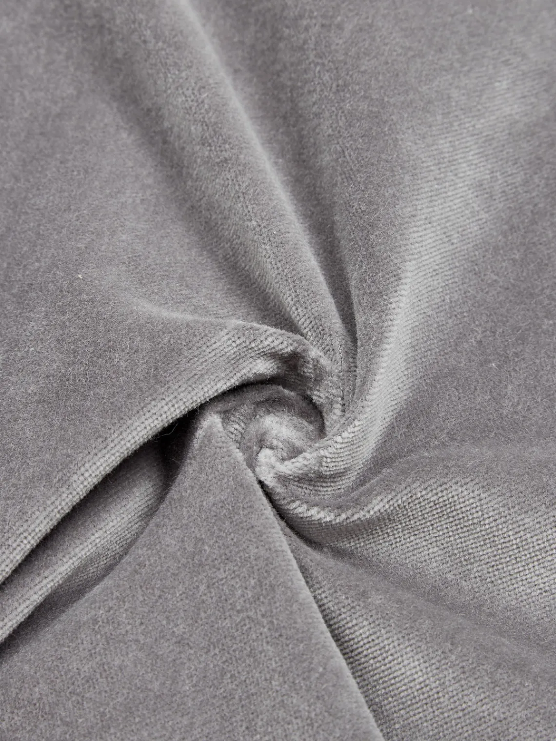 Cojines Decorativos|Mantas>Westwing Collection Funda de cojín de terciopelo texturizada Sina Gris