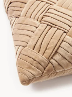 Cojines Decorativos|Mantas></noscript>Westwing Collection Funda de cojín de terciopelo texturizada Sina Ocre