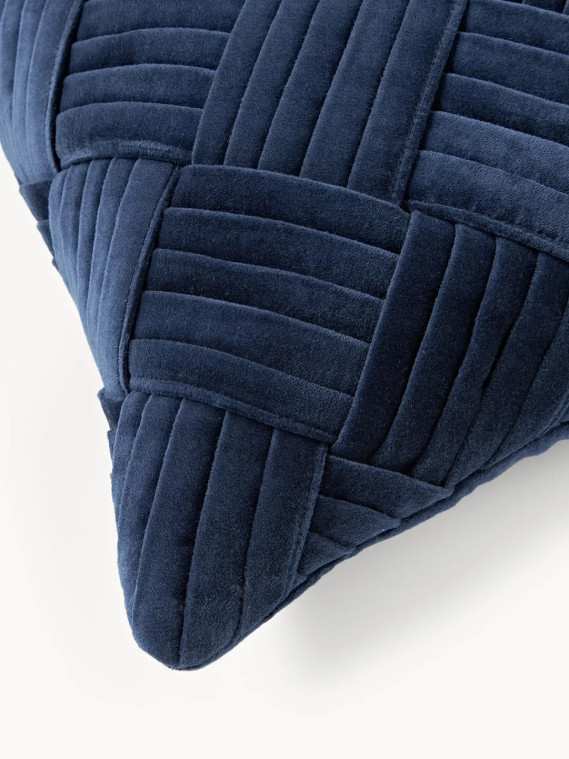 Online Funda de cojín de terciopelo texturizada Sina Mantas|Cojines Decorativos