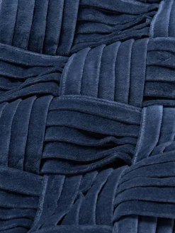 Online Funda de cojín de terciopelo texturizada Sina Mantas|Cojines Decorativos