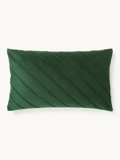 Online Funda de cojín de terciopelo texturizada Leyla Cojines Decorativos|Mantas