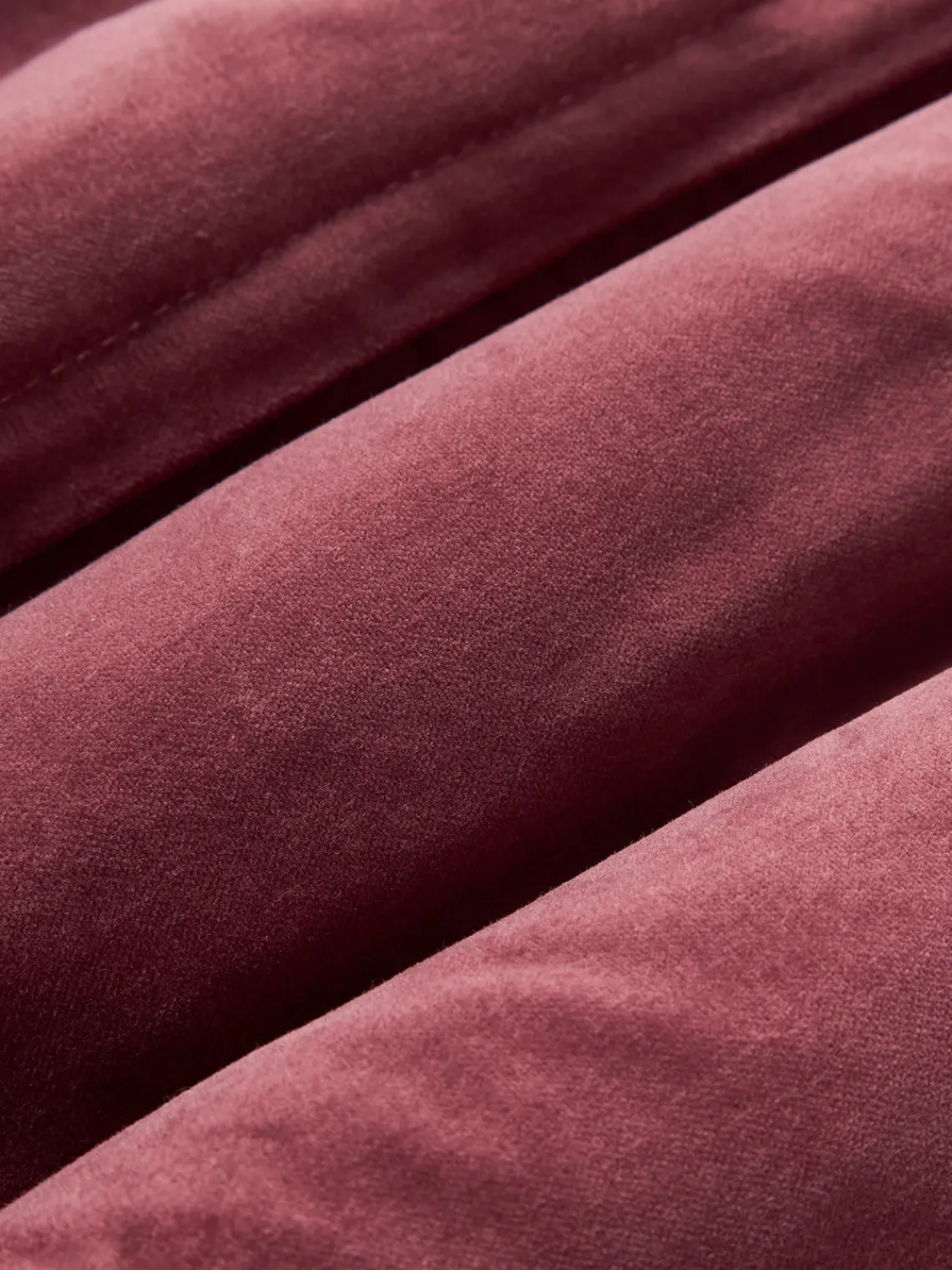 Cojines Decorativos|Mantas>Westwing Collection Funda de cojín de terciopelo texturizada Sina Rojo vino