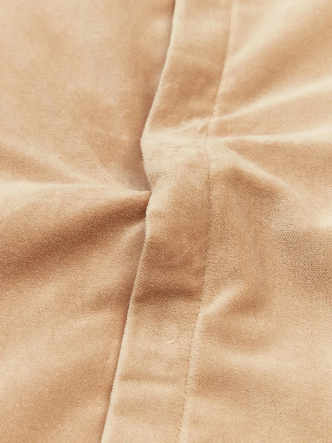 Cojines Decorativos|Mantas>Westwing Collection Funda de cojín de terciopelo texturizada Sina Beige