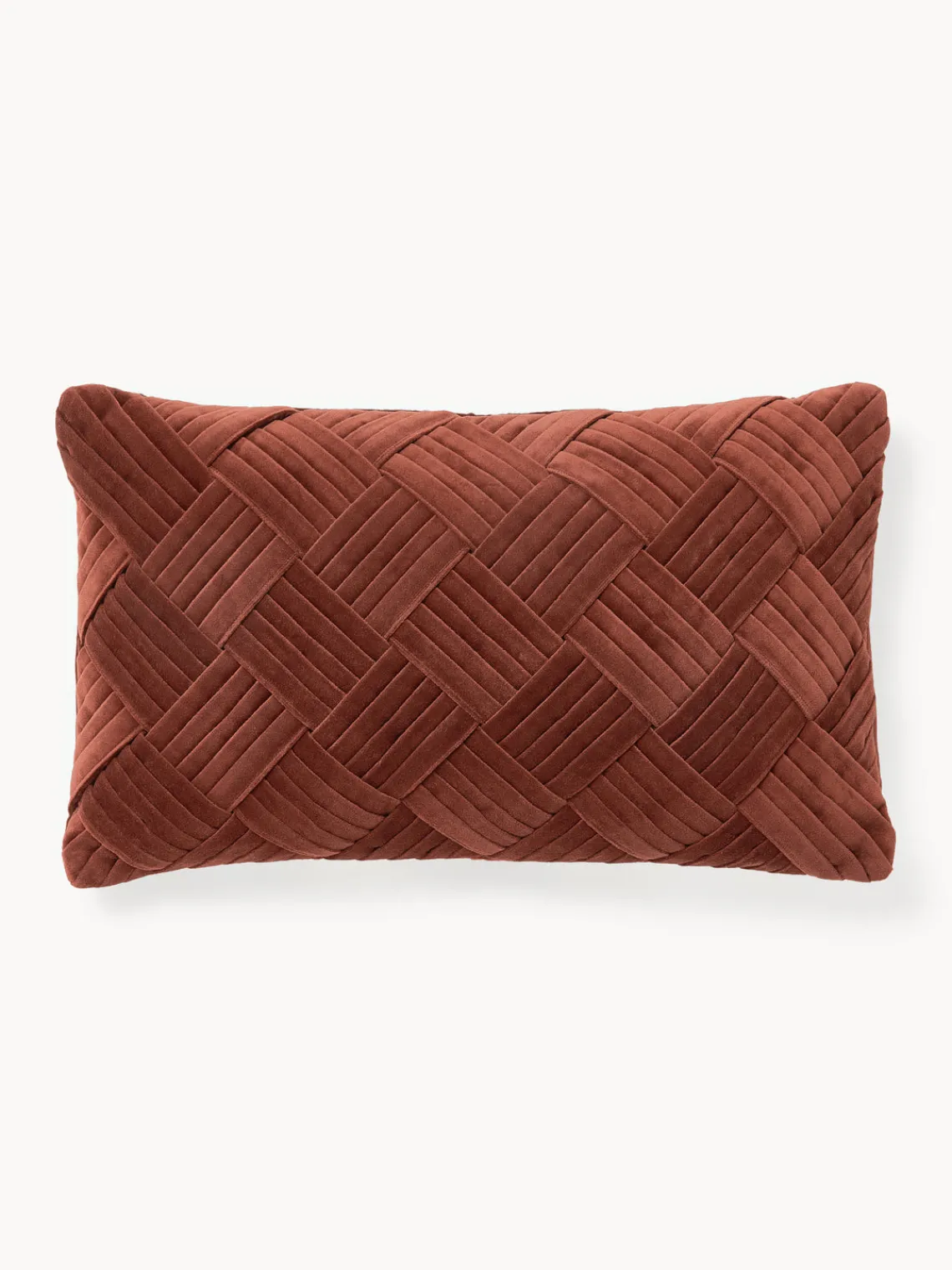 Sale Funda de cojín de terciopelo texturizada Sina Cojines Decorativos|Mantas