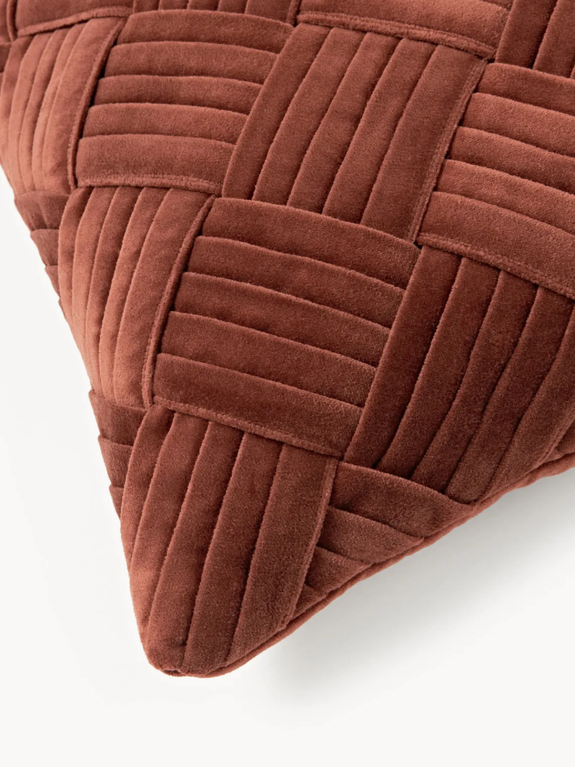 Sale Funda de cojín de terciopelo texturizada Sina Cojines Decorativos|Mantas