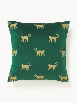 New Funda de cojín de terciopelo bordada Legong Cojines Decorativos|Cojines Decorativos