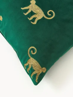 New Funda de cojín de terciopelo bordada Legong Cojines Decorativos|Cojines Decorativos