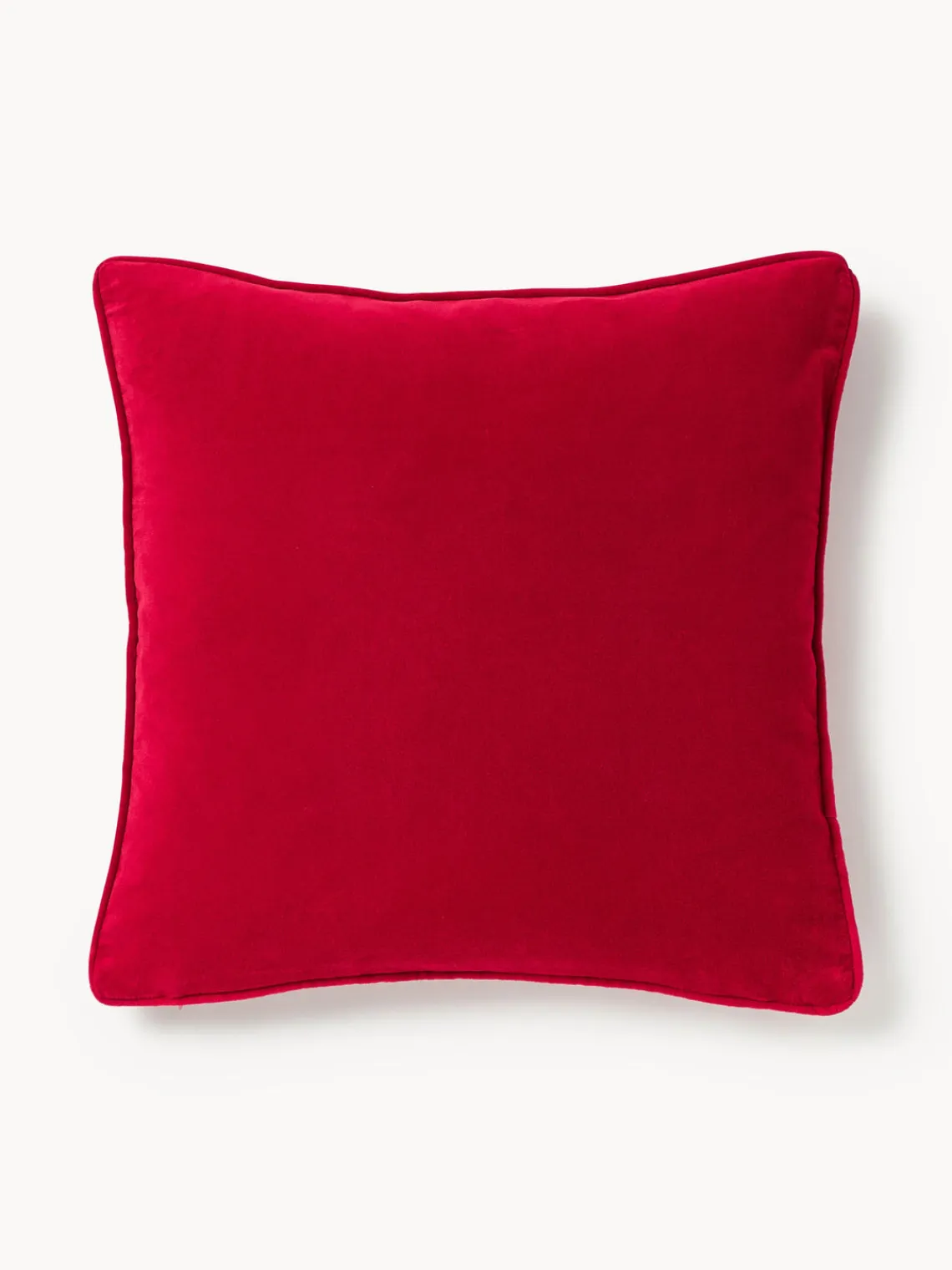 Mantas|Cojines Decorativos>Westwing Collection Funda de cojín de terciopelo Dana Rojo