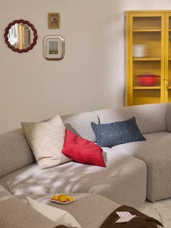 Mantas|Cojines Decorativos>Westwing Collection Funda de cojín de terciopelo Dana Rojo