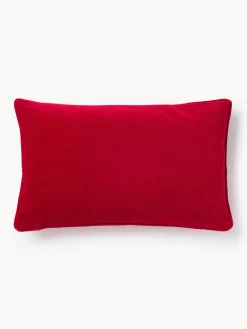 Mantas|Cojines Decorativos>Westwing Collection Funda de cojín de terciopelo Dana Rojo